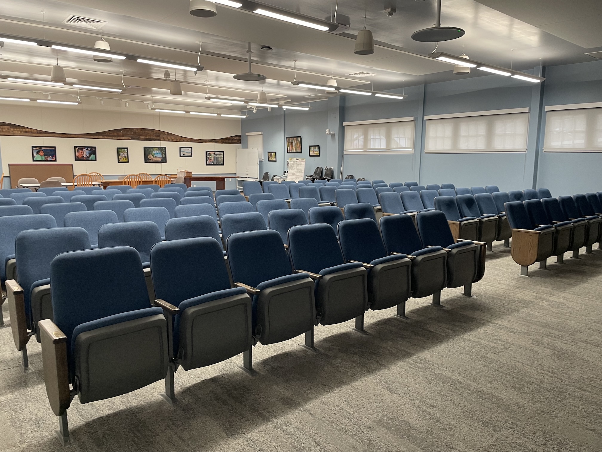Room Hopkins Isabella Abbott Boatworks Lecture Hall